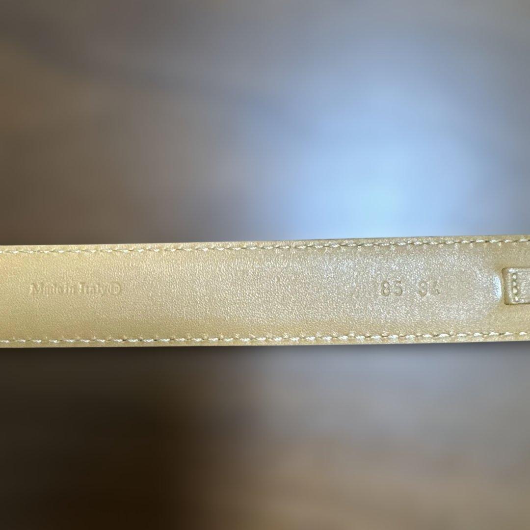 Berluti ダークブラウンレザーベルト