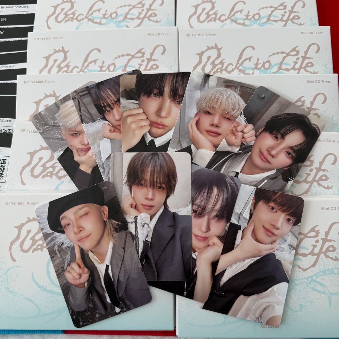 &TEAM back to life mini 未使用　シリアル10枚　アルバム