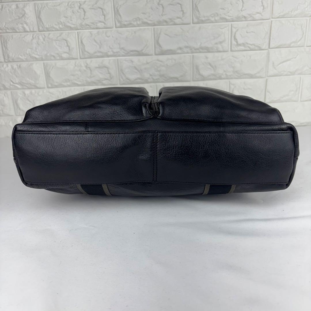 COACH レザー 2wayトートバッグ F70558 ブラック