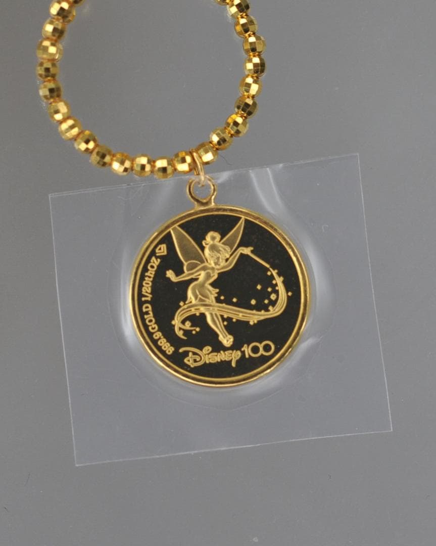 m*o様 Disney Tinker Bell　イエローゴールドのリング　未使用