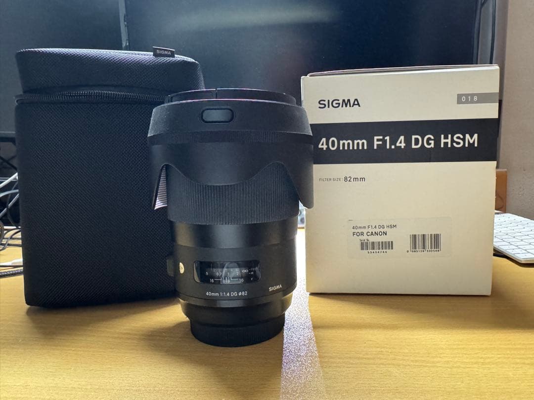 Sigma 40mm F1.4 DG HSM Art(キヤノンEFマウント)