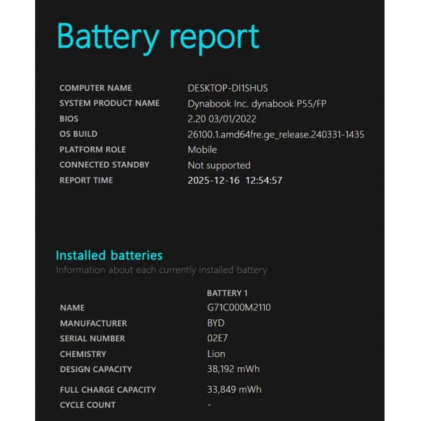 バッテリ◎ フルHD 15 ダイナブック i5-10 SSD256GB オフィス