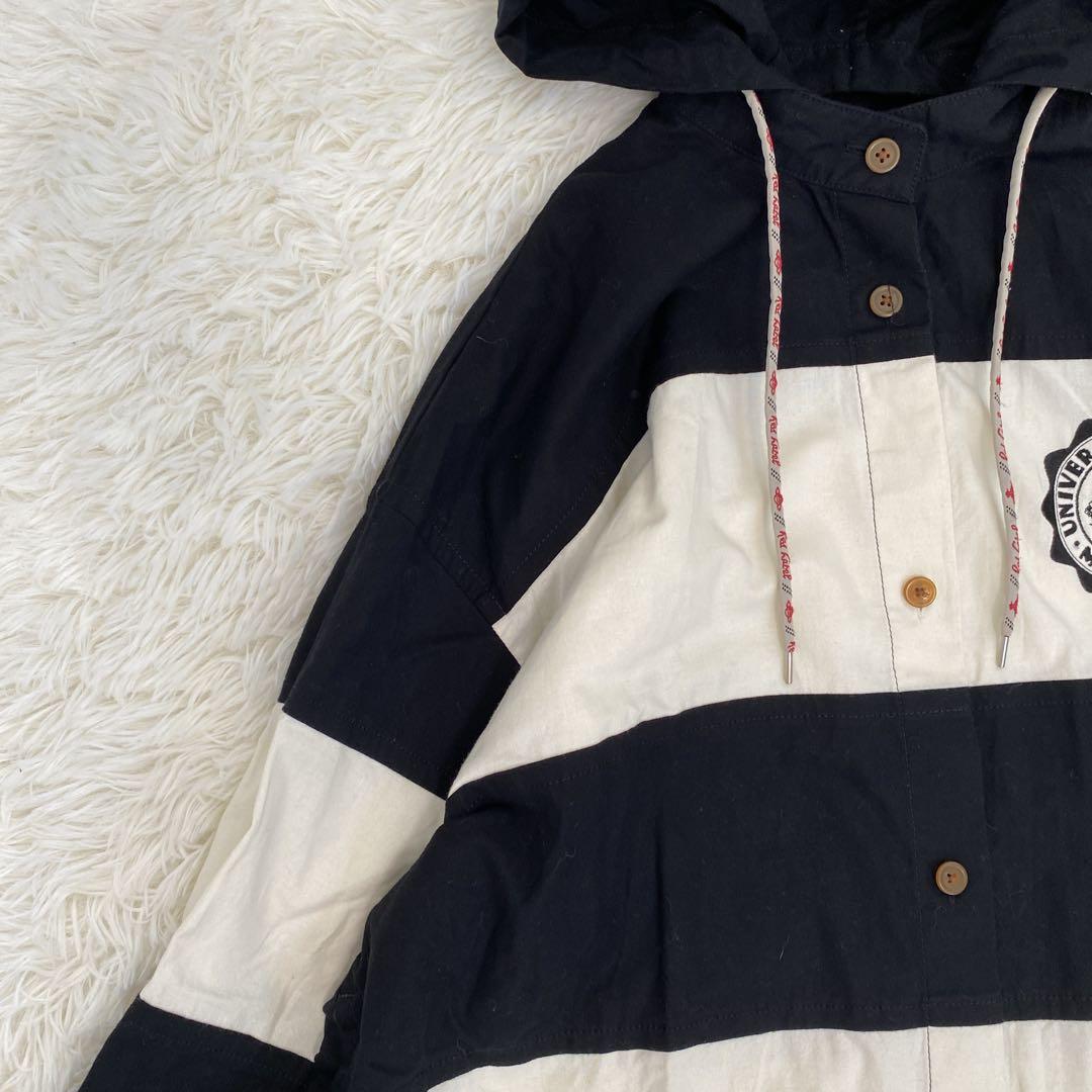 ヴィヴィアンウエストウッド ビッグストライプフーディーシャツドレス ボーダー