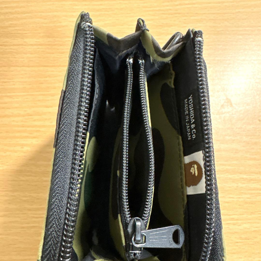 エイプ　ポーター　迷彩ミニウォレット PORTER BAPE カモフラ　財布