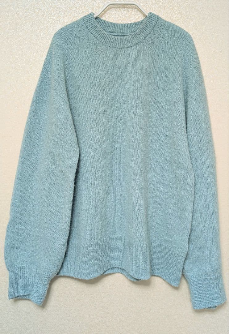 BABY ALPACAクルーニット　サックスブルー　Spick＆Span