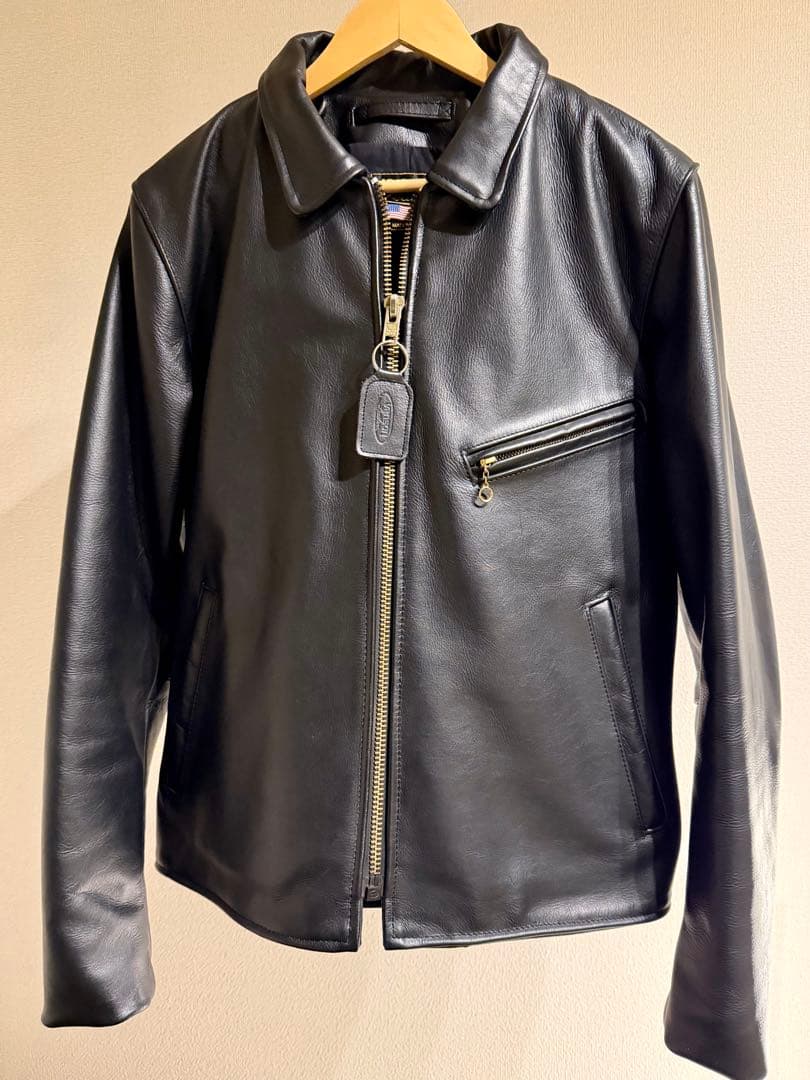 【美品】 VANSON ENF ライダース 40 USA製 本革