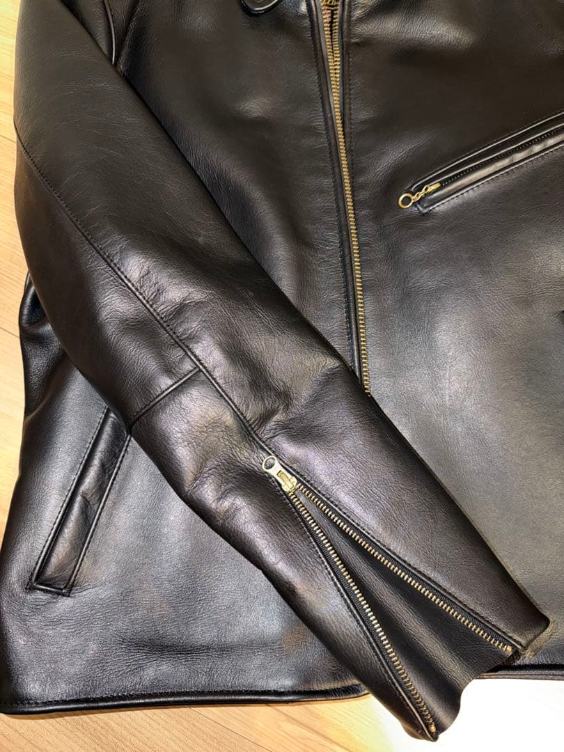 【美品】 VANSON ENF ライダース 40 USA製 本革