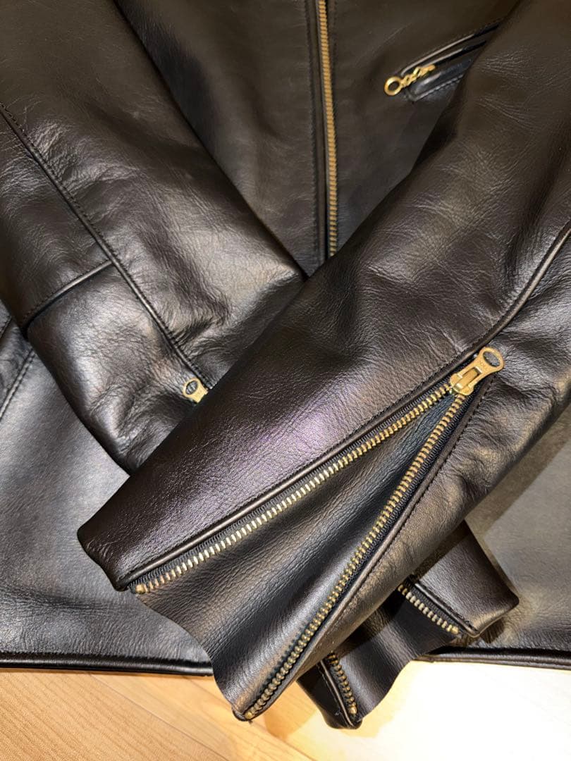 【美品】 VANSON ENF ライダース 40 USA製 本革