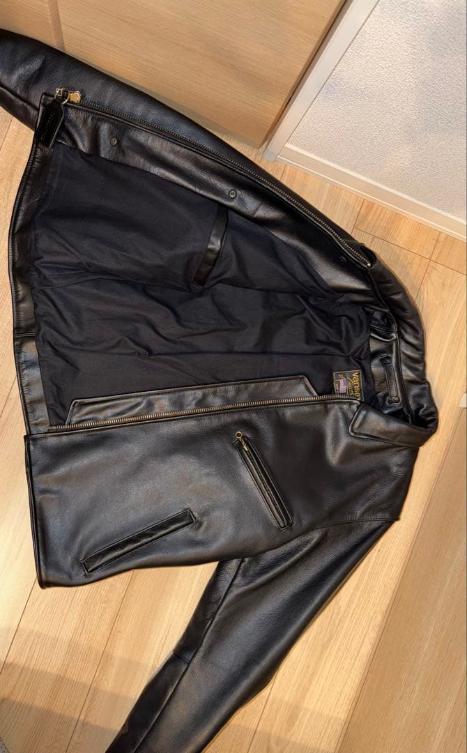 【美品】 VANSON ENF ライダース 40 USA製 本革