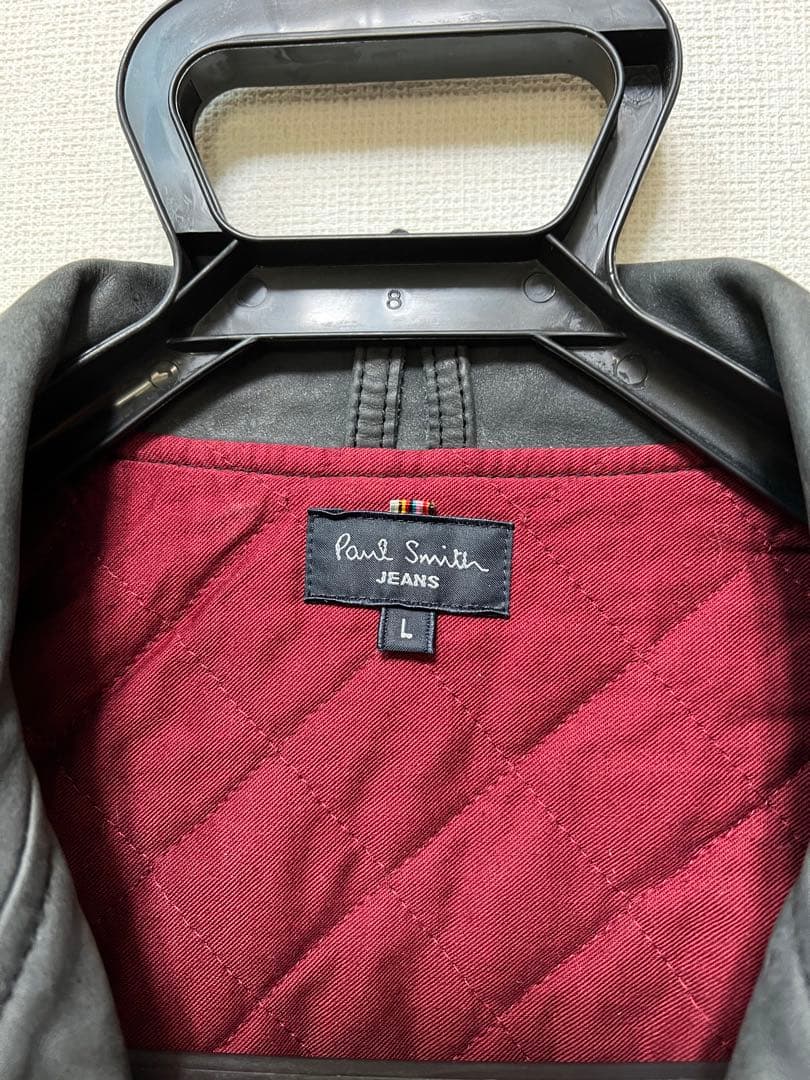 【美品】ポールスミス　トライアンフ ライダースジャケット　サイズL