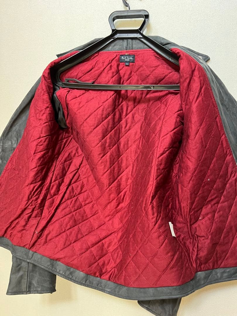 【美品】ポールスミス　トライアンフ ライダースジャケット　サイズL