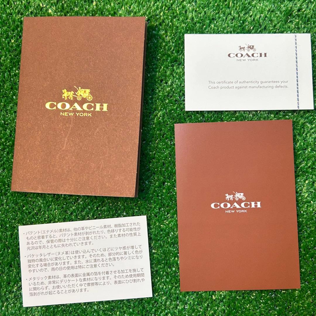COACH 2WAY レザーバッグ　ブラウン