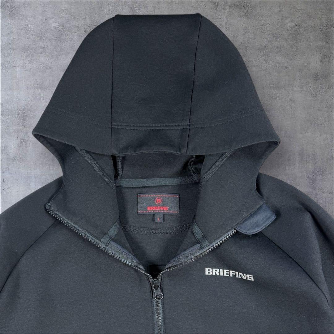 美品 BRIEFING ブリーフィング WARM LOGO LINE PARKA