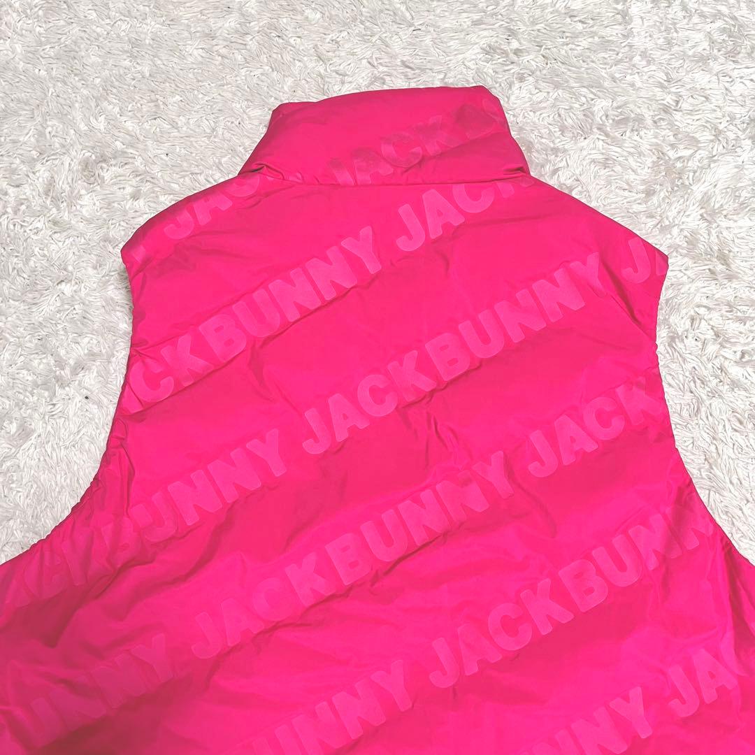 ✨激レア✨ジャックバニー ダウンベスト 総柄 ゴルフウェア サイズ5 L相当