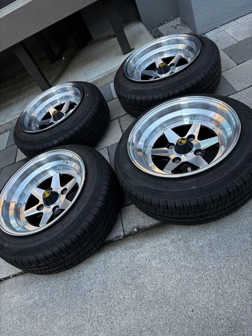 美品☆ロンシャンXR-4 14インチ 114.3 旧車