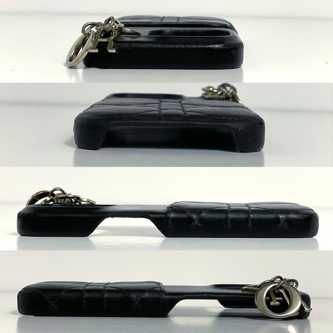 Dior ディオール iphoneケース 14pro カナージュ ラムスキン