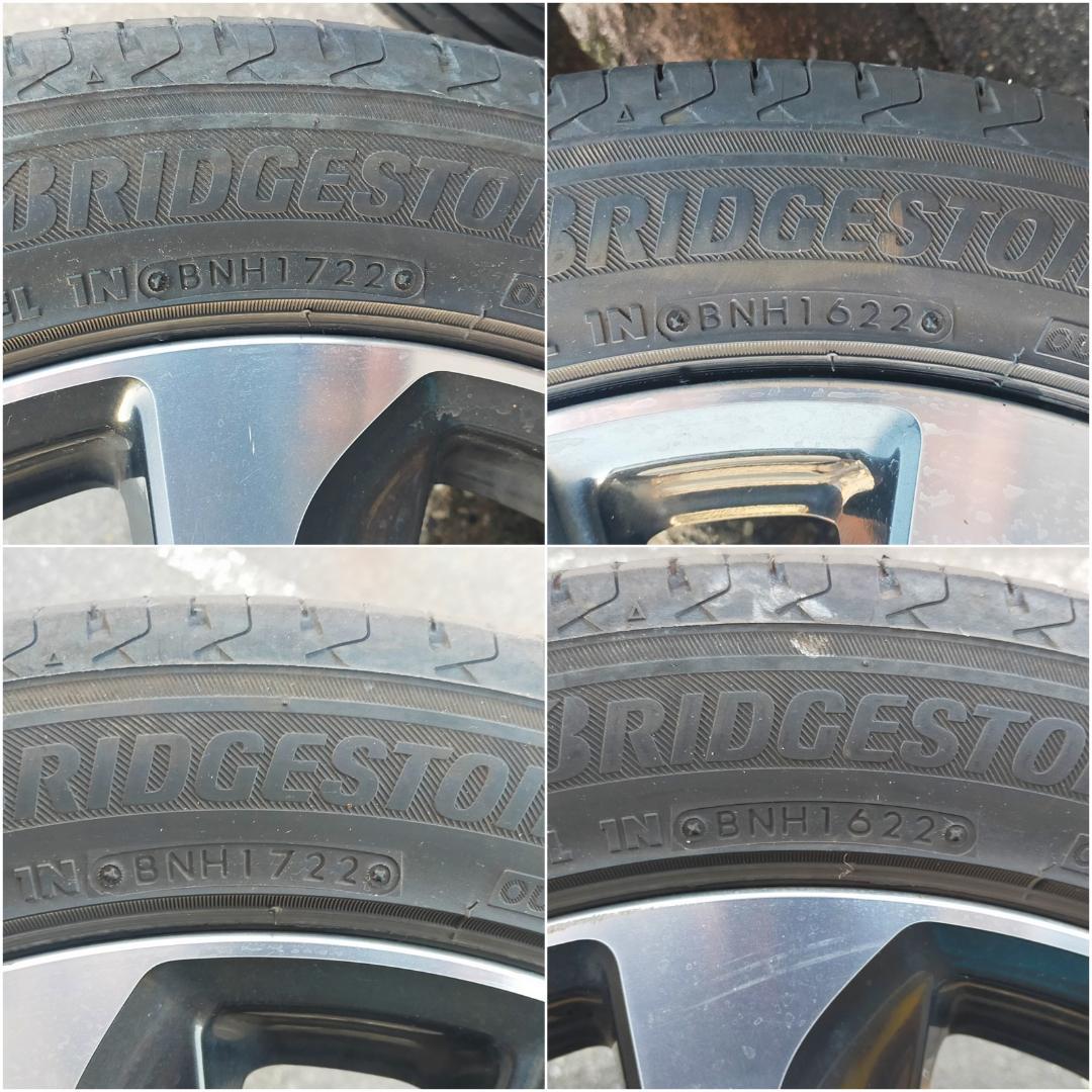 レガシィB4 (BN9) 純正ホイールとレグノGR-XⅡ4本セットのうち2／４