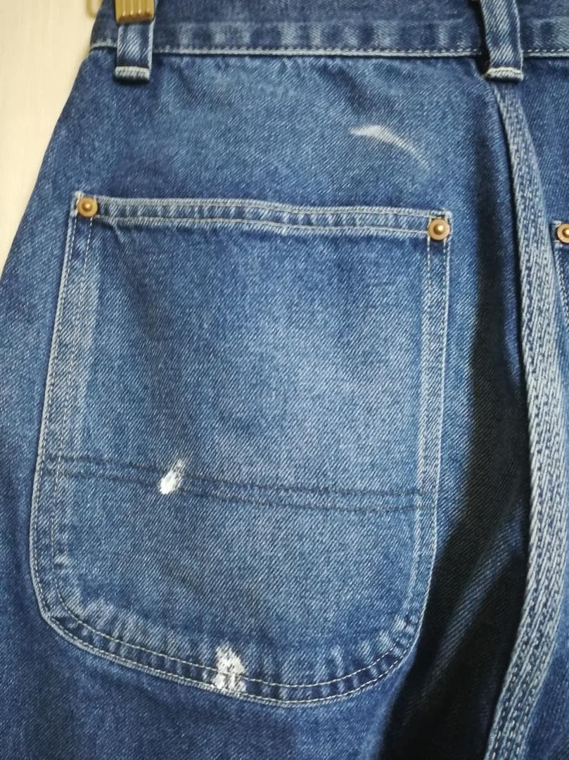 新品 Ordinary fits BELL PANTS デニム ペンキ加工