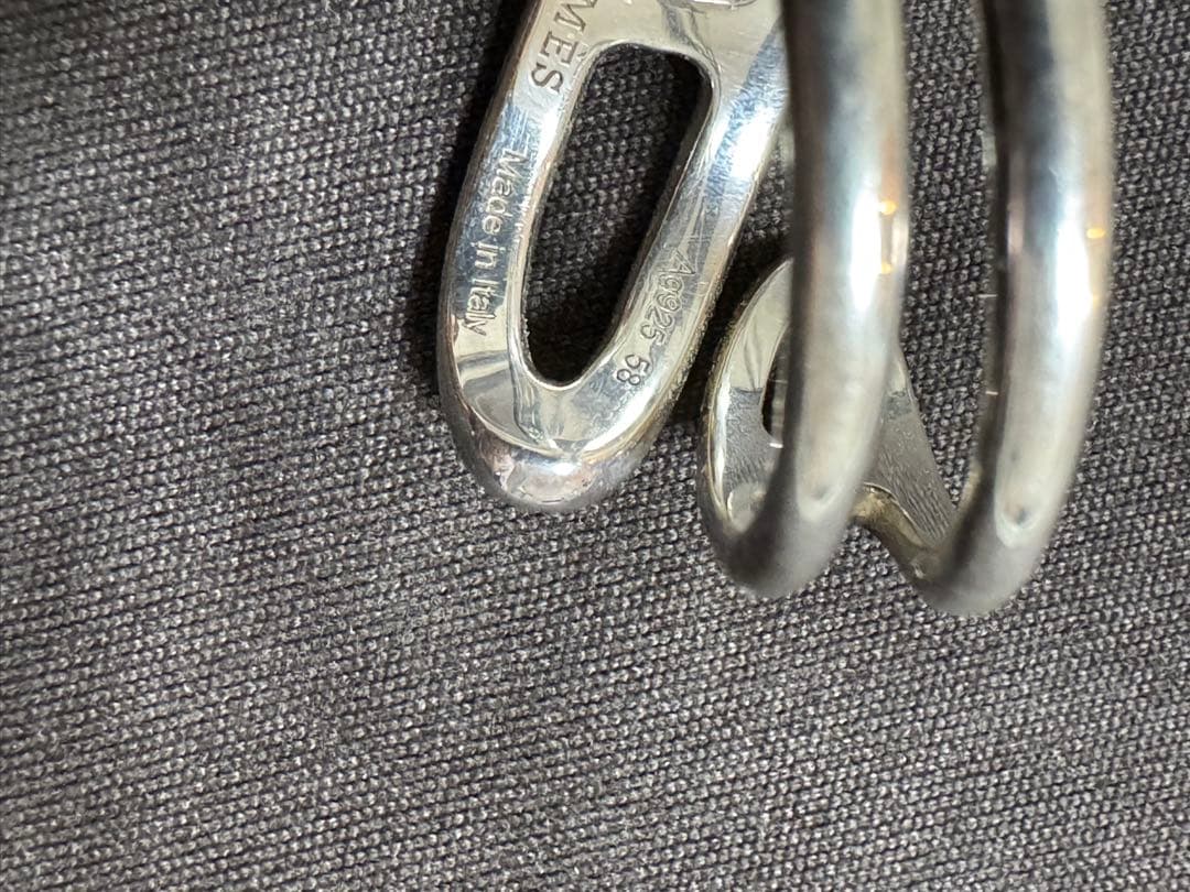 エルメス シェーヌダンクル パンク リング PM58