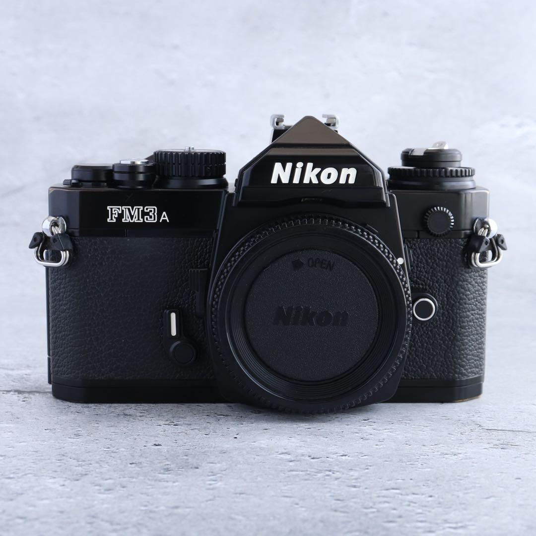 Nikon FM3A フィルムカメラ 黒 ケース ストラップ付き