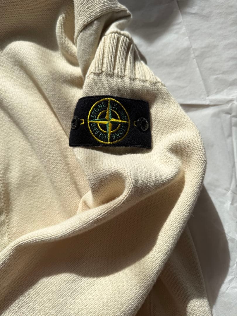 stone ストーンアイランド ジップドライバーズニット