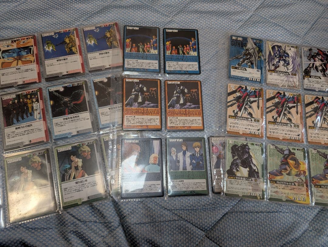 ガンダムウォー 引退時のまま まとめ売り カードバインダー38シート分