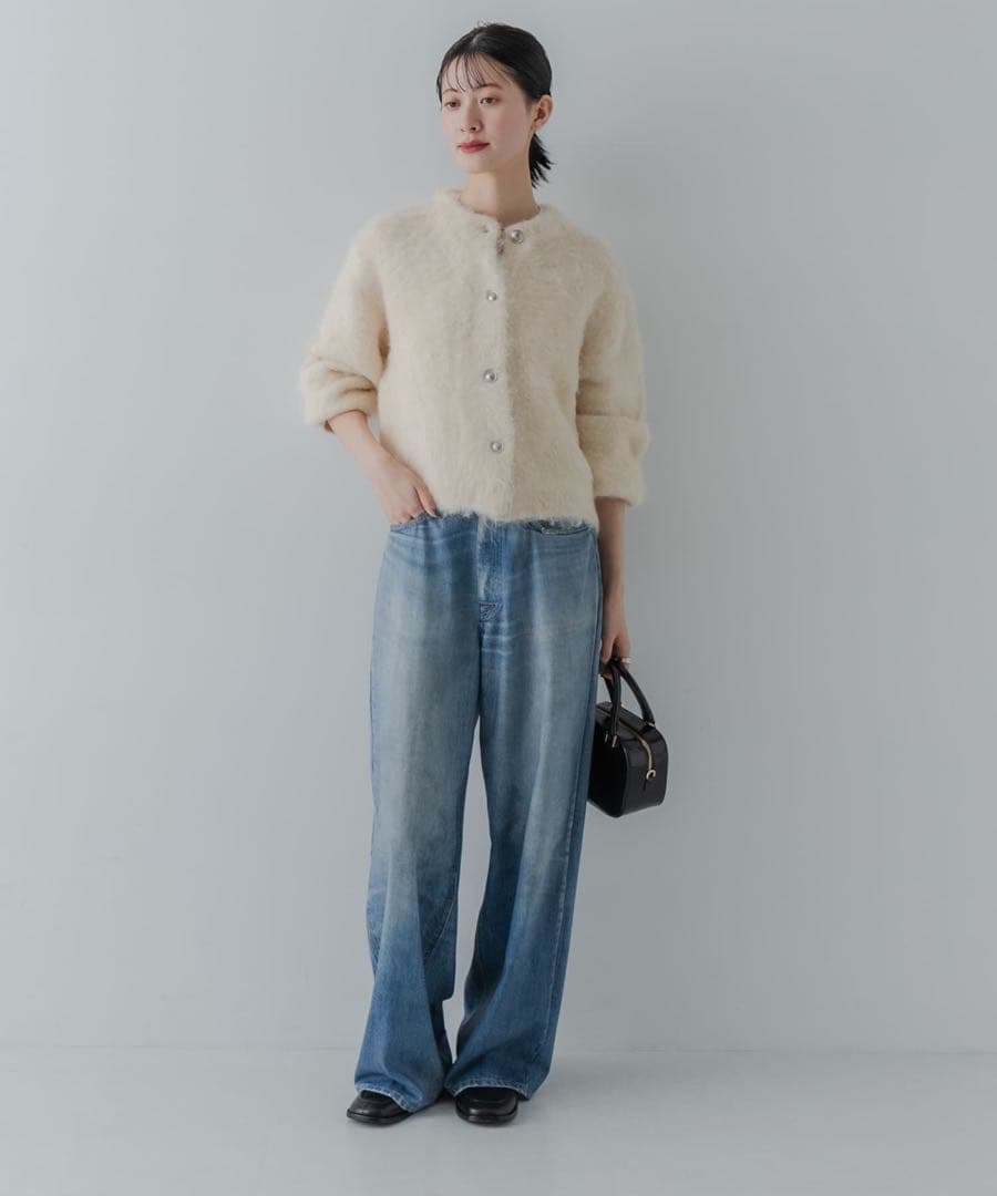 新品タグ付♦︎URBAN RESEARCH ブラッシュシャギーニットカーディガン