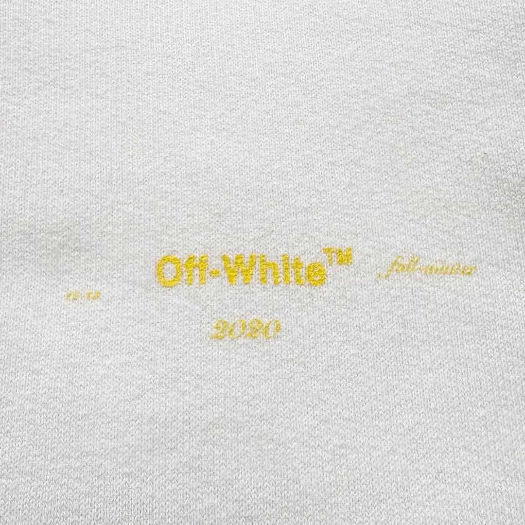 エース ✨美品✨オフホワイト　クロスアロー　パーカー　フーディ　バックロゴ