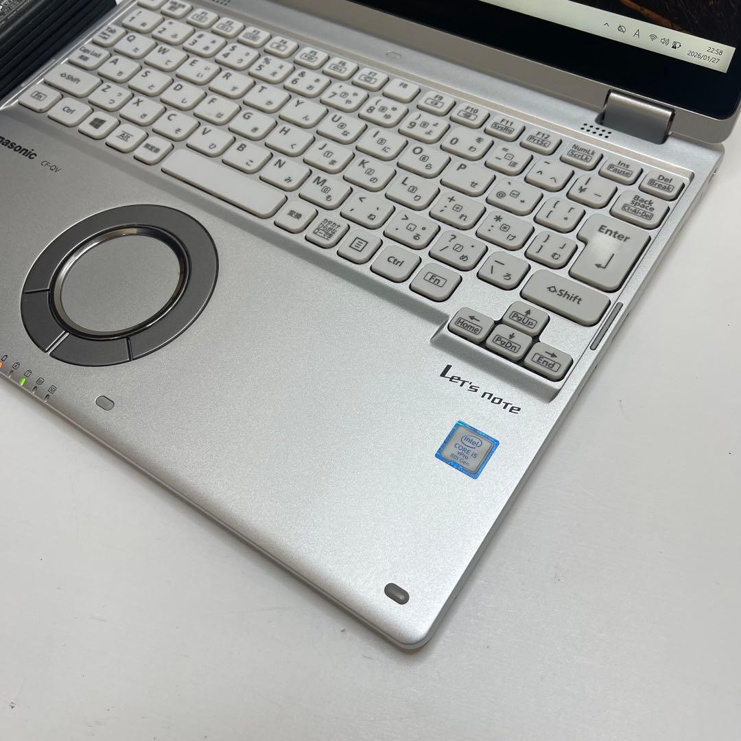 Windowsノート本体 #914 2in1 PANASONIC CF-QV8 i5-8365U 8Gb
