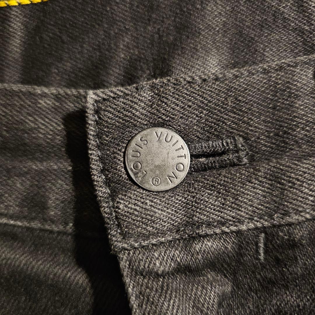 LOUIS VUITTON ルイ・ヴィトン ストレッチスリムデニム ブラック