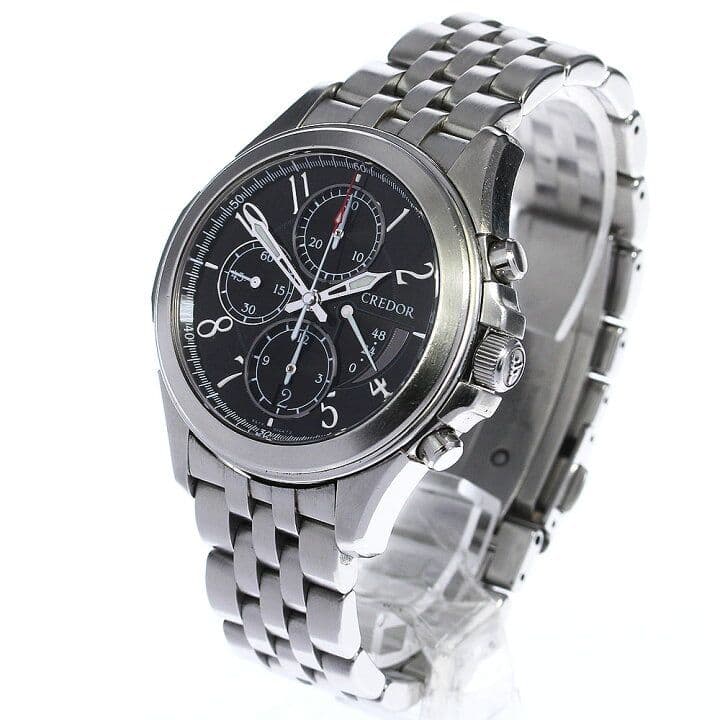 SEIKO セイコー クレドール パシフィーク クロノグラフ 腕時計