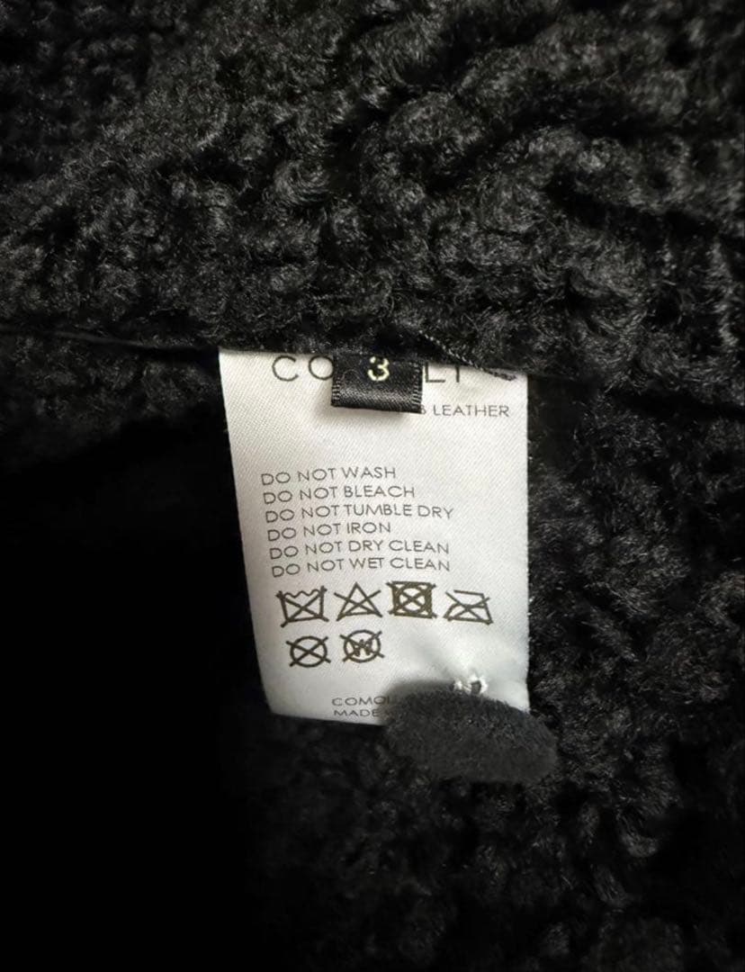 comoli 24aw シープスキン ジャケット