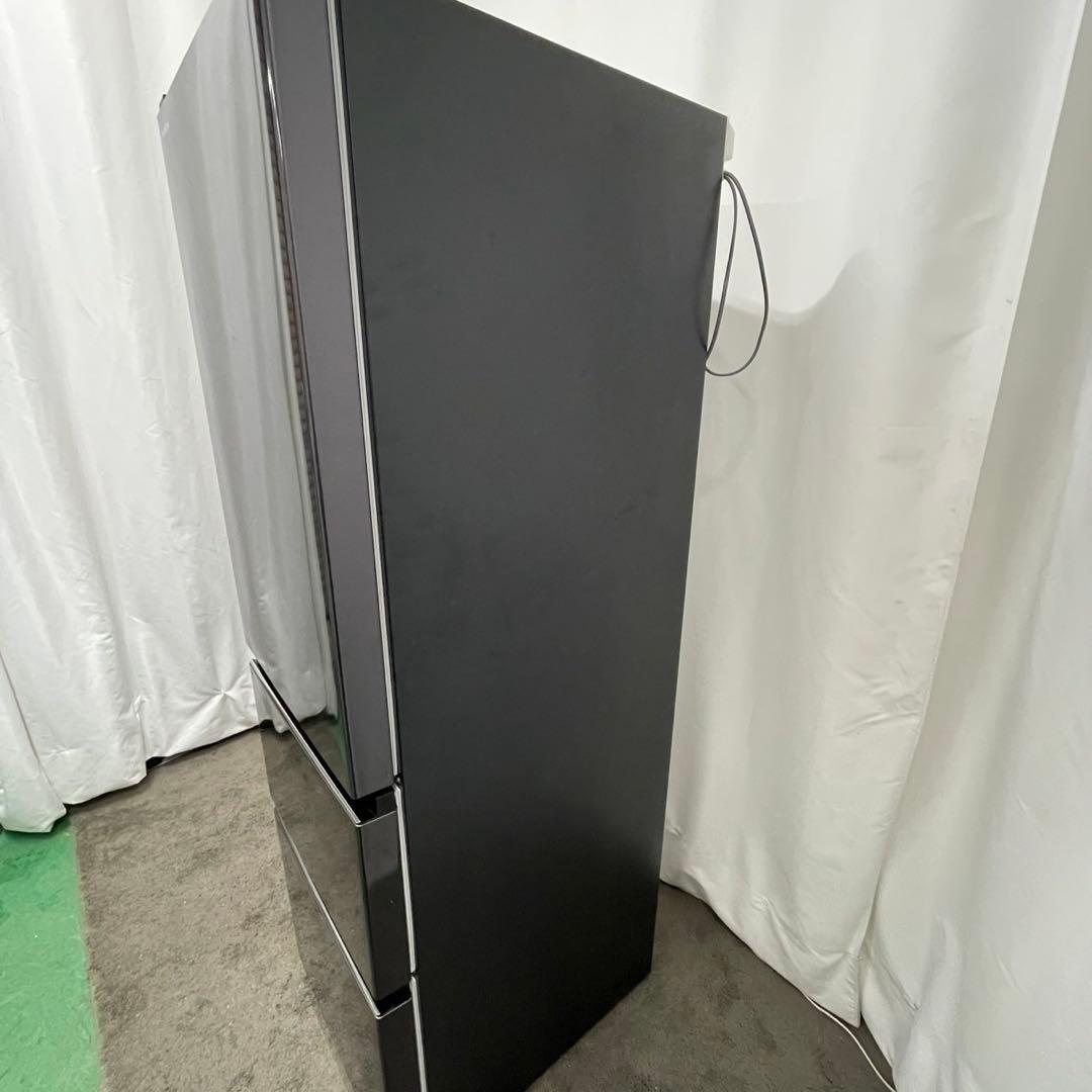 444⭕️冷蔵庫　日立　黒　大型　左開き　スリム　設置無料　中古　綺麗　おすすめ