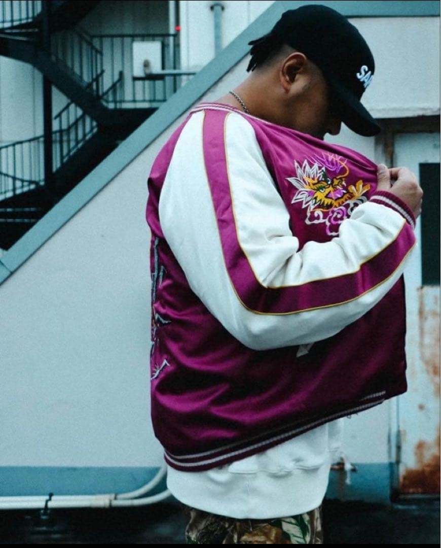 SAPEUR スカジャン リバーシブル Mサイズ オマケ付き