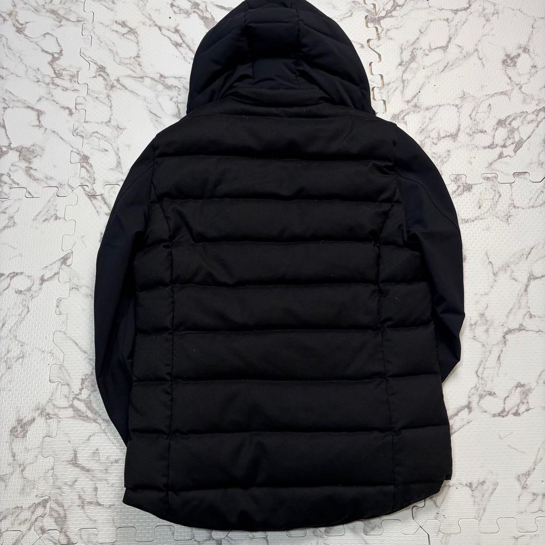 キ*ウ様 希少黒✨ タトラス ハイブリッドダウンジャケット 異素材 切替 ブラッ
