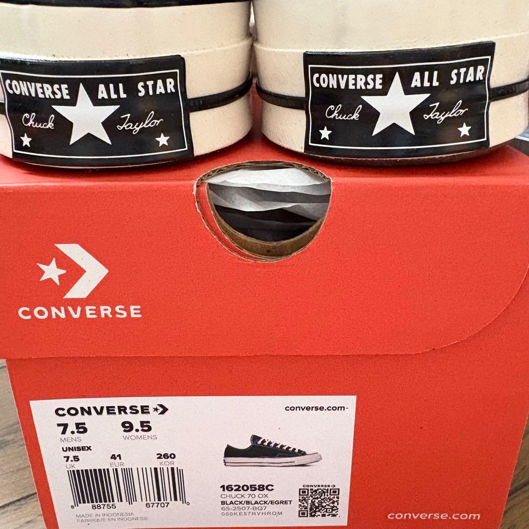 【新品タグ付】ローカット コンバースCT70 ブラック