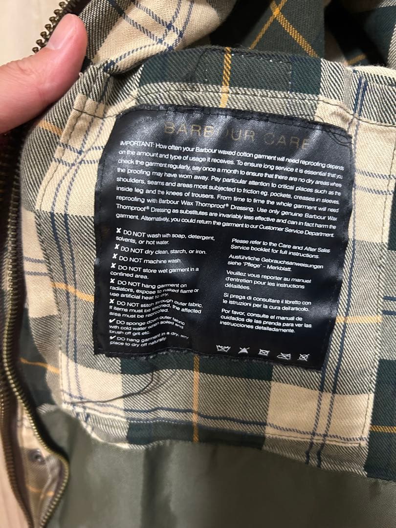 Barbour BEDALE 34 オイルドジャケット　英国製