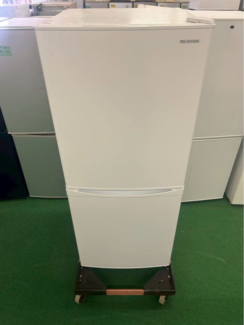 2020年式 142L アイリスオーヤマ冷蔵庫 KRSD-14A-W