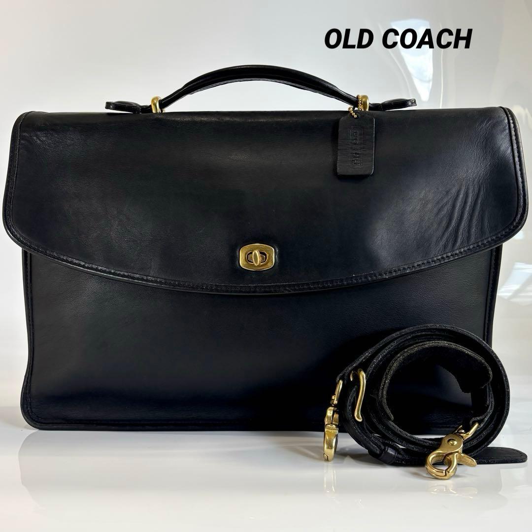 美品 COACH コーチ オールドコーチ レザー 2WAY ビジネスバッグ