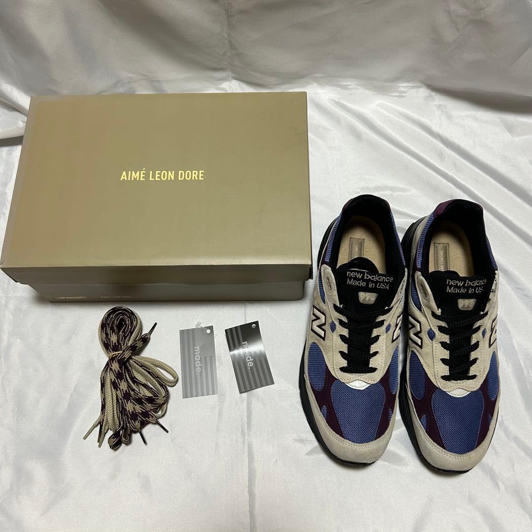 靴 aime leon dore newbalance mr993all US12