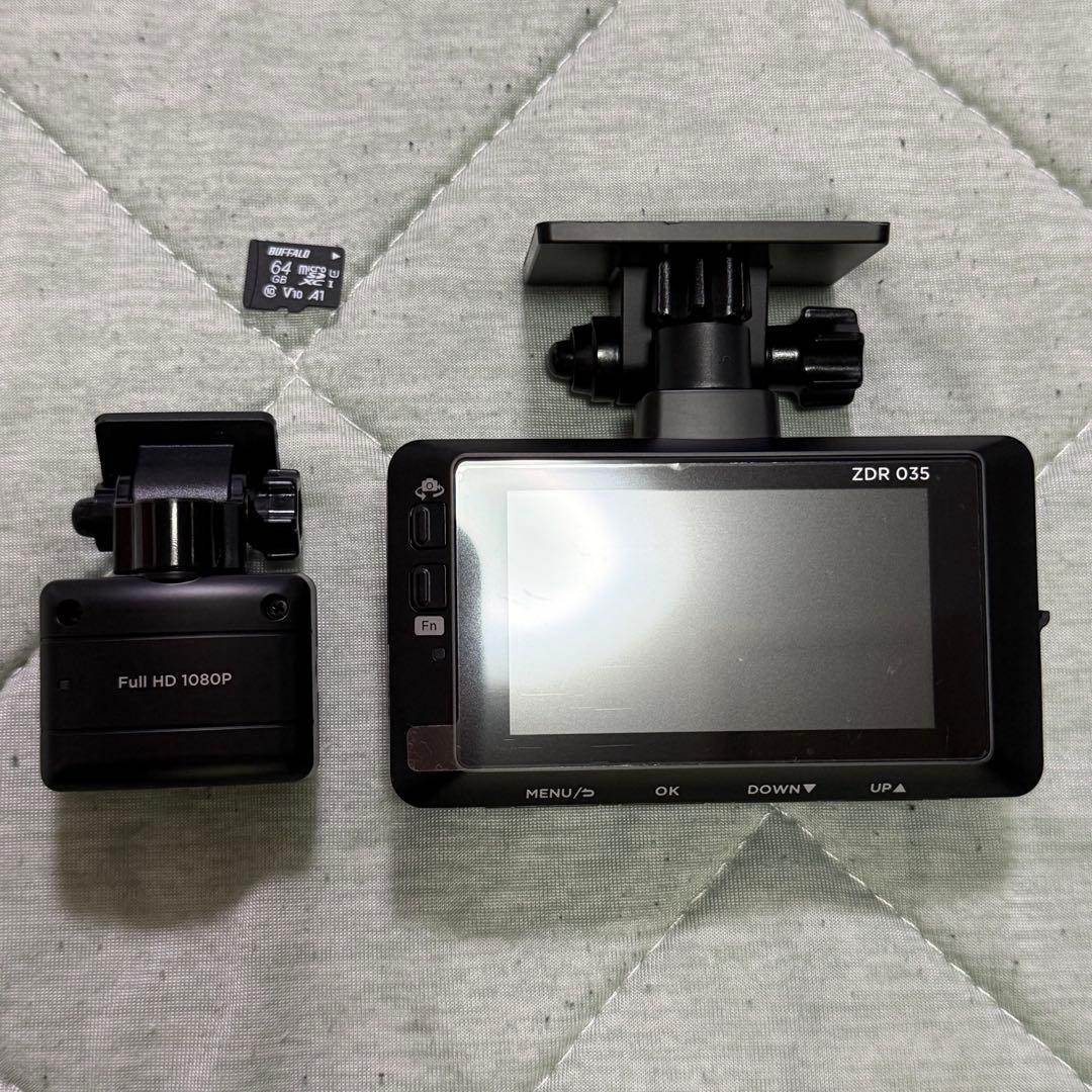 ZDR035 駐車監視用直接配線コード・64GBSD付き