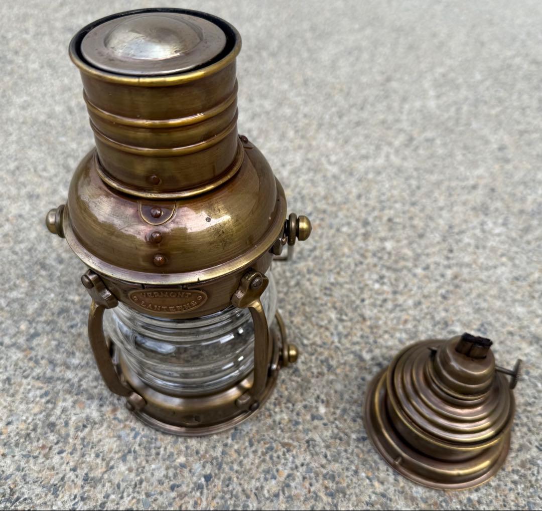 バーモントランタン シップランタン ミニアンカーランプ Aブロンズ　替芯付き
