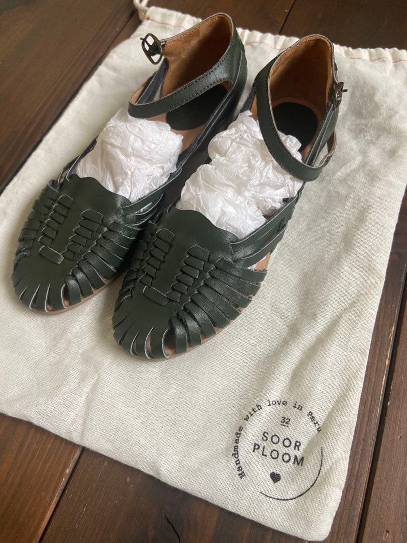 【美品】SOOR PLOOM Huarache Sandal32収納袋付サンダル