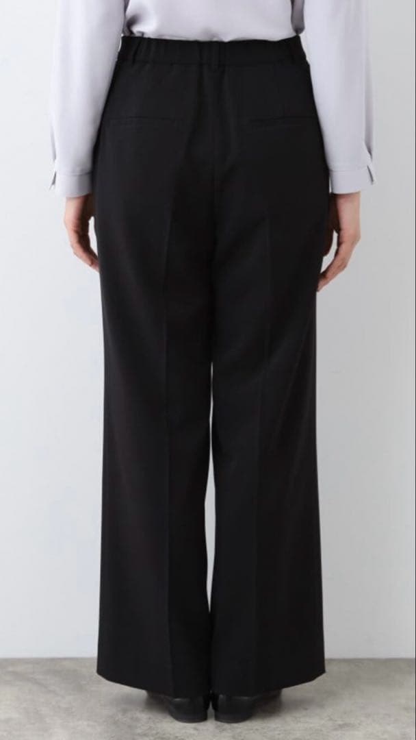 【新品】INDIVI ストレッチテーラードジャケット&ワイドパンツ セットアップ