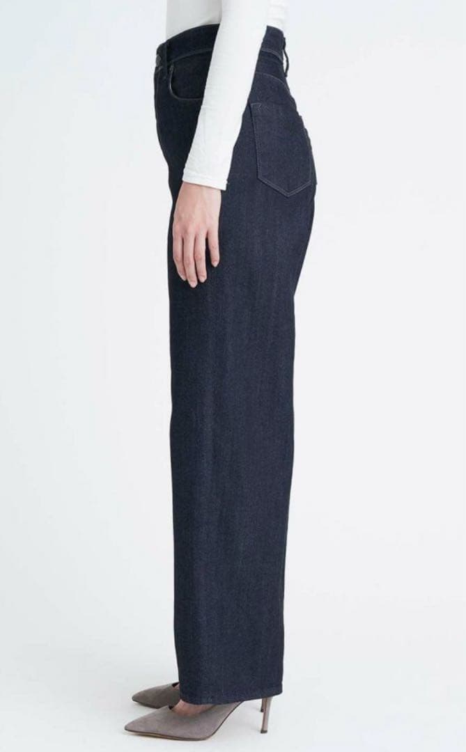 YANUK ワイドストレート LILITH ワンウォッシュインディゴ 24