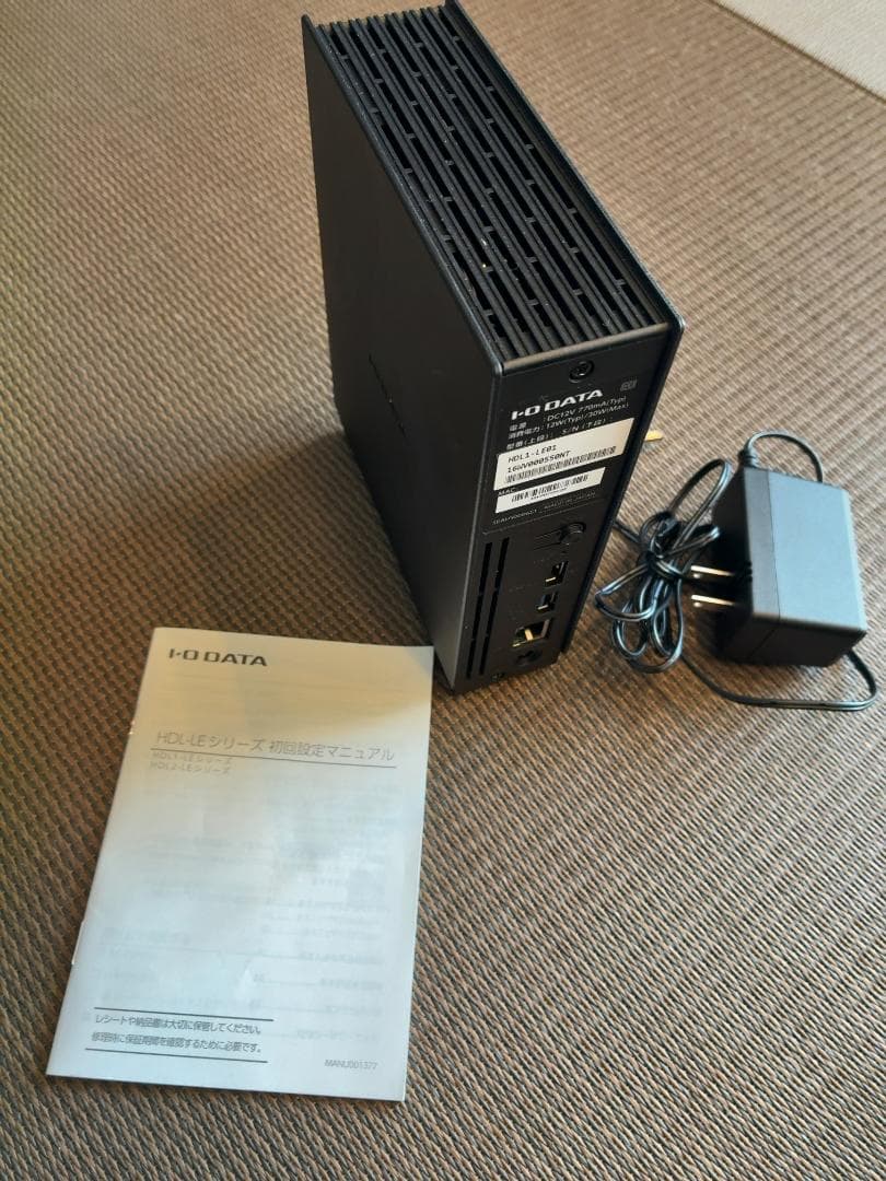 外付けハードディスク・ドライブ I-O DATA HDL1-LE (NAS) 1TB