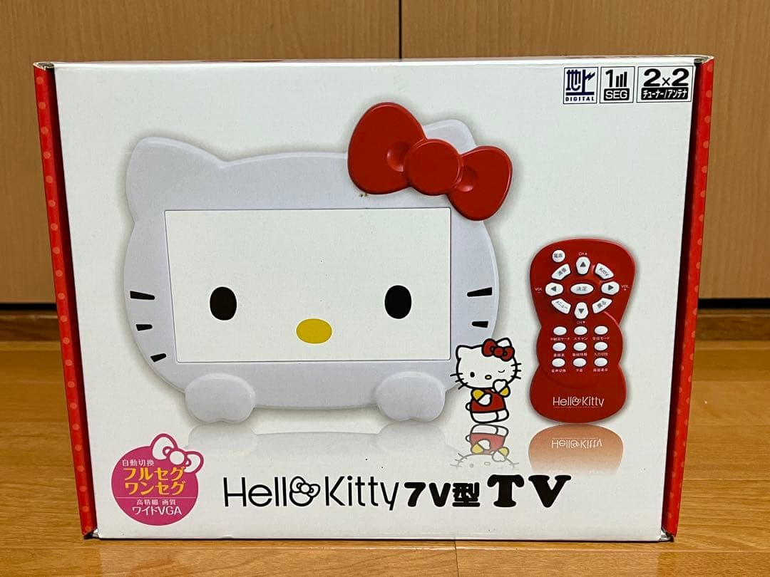 ほぼ未使用 SEIWA Hello Kitty 7V型TV KTV1000F