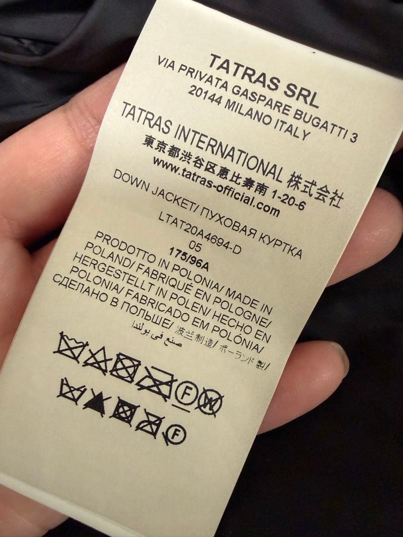 希少サイズ☆TATRAS ポリテアマサイズ05