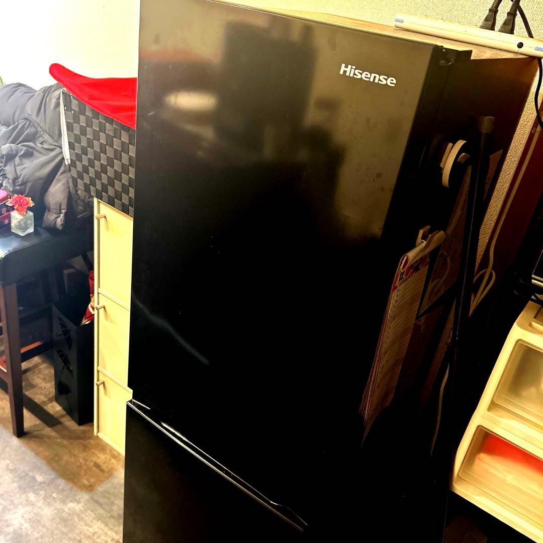 【2/25で販売停止】ハイセンス 冷蔵庫 175L HR-D1701B ブラック