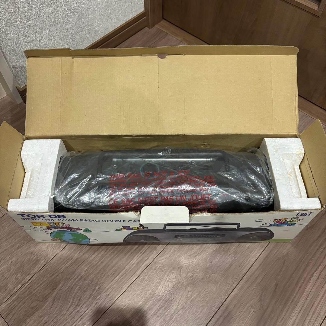 希少 美品✨　TCR-09 ステレオ FM/TV/AM ダブルカセットレコーダー